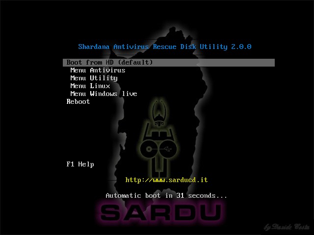 Windows 8 Shardana Antivirus Rescue Disk Utility full